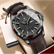 Resim POEDAGAR Lüks Takvim Fonksiyonlu Şık Erkek Kol saati 