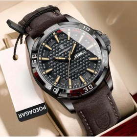 Resim POEDAGAR Lüks Takvim Fonksiyonlu Şık Erkek Kol saati 