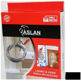 Resim Aslan Lavabo Gider Boru Açacağı 3 metre 