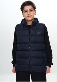 Resim Toontoy Kids Toontoy Erkek Çocuk Göğsü Armalı Şişme Yelek Lacivert 