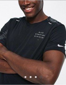 Resim Nike Dri-fıt Run Division Rise 365 Kısa Kollu Erkek Koşu Üstü Cng-store Siyah 