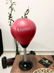 Resim Leyaton Pencikbol Masaüstü Boks Topu,pompa Hediyeli Kırmızı 