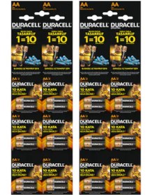 Resim Duracell LR6/MN1500 Kartela AA Kalem Pil 2 x 12'li 