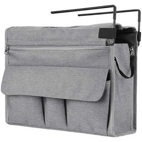 Resim Ganzhoushop Ofis Okulu İçin Asılı Masa Düzenleyici Masa Üstü Saklama Kesesi 