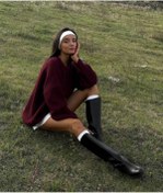 Resim FUNDA AKIN Mi Luz Siyah Klasik Binici Çizme 