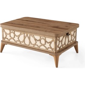 Resim Zerenland - 511 Akıllı Sehpa, Sihirli Sehpa, Orta Sehpa, Laptop Masası, Masaya Dönüşen Sehpa 