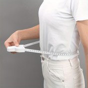 Resim 1 Adet Esnek Plastik Ölçüm Bandı Kilitleme Pimi ile - Bel, Göğüs, Uyluk ve Kalça Ölçümleri için Dayanıklı & Taşınabilir Tasarım - Evde, Spor Salonunda, Fitness Takip için İdeal, Vücut Ölçümü Aracı, Kolay Okunur Şerit Metre, Güvenilir Ölçüm Aleti 