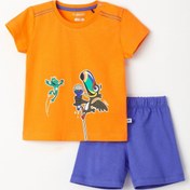 Resim Woody Pamuklu Erkek Bebek Pijama-psu - 539-papaya Rengi 