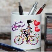 Resim 8 Mart Dünya Kadınlar Günü Hediyesi Isimli Kalemlik 