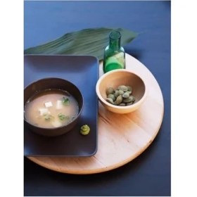 Resim Bambu Servis Kasesi Ölçü 12 cm Bambu Çerezlik Kase 