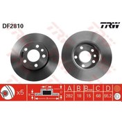 Resim Trw DF2810 FREN DİSKİ ÖN TRANSPORTER T4 90- 15 JANT DÜZ 282mm 