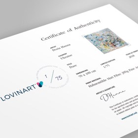 Resim Dream Bubbles 2 - 110x110 / Sadece Baskı (Rulo Halde) / - 