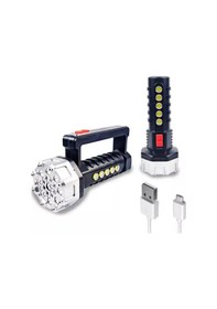 Resim P-17 17+5 Cob Ledli Işıldak Fener Tdrtr Çok Renkli 
