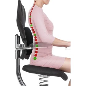 Resim Lüx Ortopedik Sırt Minderi Araç Koltuk Sandalye Bel Yastığı Bel Desteği Bel Minderi 