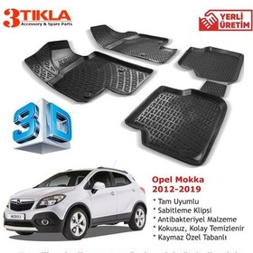 Resim Opel Mokka 2012-2019 Premium 3d Havuzlu Paspas Seti 