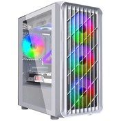 Resim GameBooster GB-G205BW USB3.0 Mesh Panel Beyaz kasa (PSU Yok GameBooster GB-G205BW USB3.0 Mesh Panel Beyaz kasa (PSU Yok