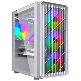 Resim GameBooster GB-G205BW USB3.0 Mesh Panel Beyaz kasa (PSU Yok 