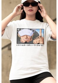 Resim Trafalgar Law Death Beyaz Tişört 
