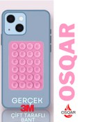 Resim Osqar Telefon Tutucu Ahtapot Vantuz Beyaz Renk Gerçek 3m Yapışkanlı Pembe 