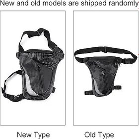 Resim Klanata Motosiklet Bacak Çantası, Şehirde Yolcular ve Macera Sürücüleri için Binicilik Bel Çantası 