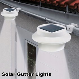 Resim 1 adet Açık Hava Akıllı Güneşli Kiriş Işıkları, 3 LED Boncuklu Akıllı Güneş Çit Işığı, Dış Mekan Akıllı Güneş Merdiven Işığı için Raylar, Dış Duvarlar, Güverte, Bahçeler, Yollar, Arka Bahçeler, Pervazlar, Veranda Aydınlatması, Akıllı Algılama - Işık algılama 