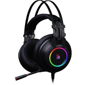 Resim BLOODY G528C 7.1 RGB MİKROFONLU KABLOLU GAMİNG KULAKLIK SİYAH 