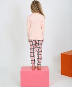 Resim Kız Çocuk Uzun Kollu %100 Pamuklu Düğmeli Pijama Takımı Your Dreams SOMON 