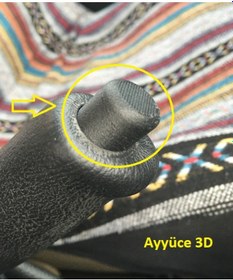 Resim Ayyüce 3d, 2007 Kasa Subaru İmpreza El Freni Butonu, Siyah Renk 