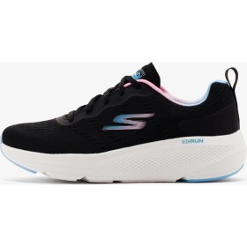 Resim Skechers Go Run Elevate - Double Time Kadın Siyah Koşu Ayakkabısı 128334 Bkmt 