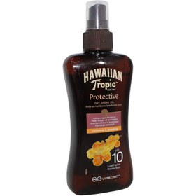 Resim Hawaiian Tropic Protective Tanning Oil Sprey Spf10 200Ml 