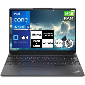 Resim Lenovo ThinkPad E16 Gen1 i5-1335U 16 GB 256 GB SSD 16'' WUXGA 