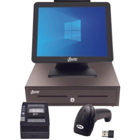 Resim Avapos DM3008SET Tak Çalıştır Market Barkod Satış Sistemi ve Programı Full Paket (Dokunmatik Pos Pc + Hızlı Satış Programı +El Barkod Okuyucu+Çekmece) 