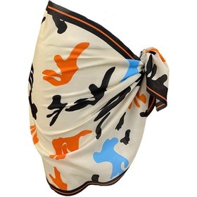Resim Tarzını Seç Kısa Pareo - Sanatsal Model 150x50 Cm Çok Renkli 