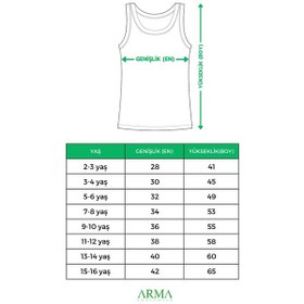 Resim Arma Yıldız Gri Erkek Çocuk Atlet 6'lı Paket %100 Pamuk Penye Gri 