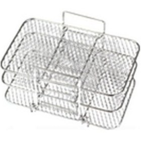 Resim Dianziye Stoksel Çelik Çift Bölmeli Air Fryer Rafı - Af300uk/af400uk Uyumlu, Üç Katlı Dehidratör Aksesuarı, Meyve Ve Et Kurutucu, Tabanlı Materyal 