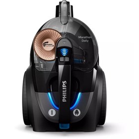 Resim Philips Halı Silme Başlıklı Maximus Güçlü Emişli Toz Torbasız Premium Elektrikli Süpürge 