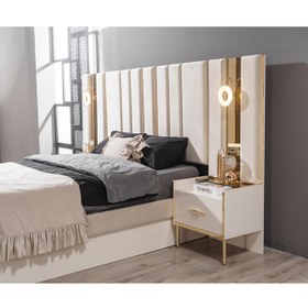 Resim mobilyabazari %100 MDF Alyans Yatak Odası Takımı Komodin 