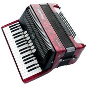 Resim Hohner Bravo III 96 Kırmızı Akordiyon 