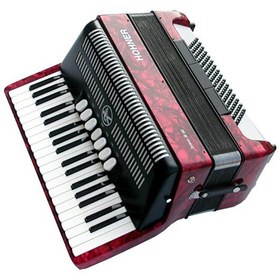 Resim Hohner Bravo III 96 Kırmızı Akordiyon 