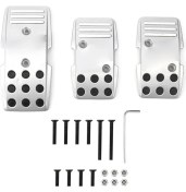 Resim Creatorally 3 Adet R3000 Pedalı Yatak Örtüsü Seti Fren Debriyaj Hızlandırıcı Kaymaz Manuel Şanzıman Yarış Spor Araba (Yurt Dışından) 