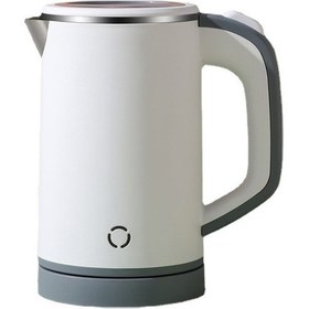 Resim 800ml Elektrikli Su Isıtıcısı Paslanmaz Çelik 600w Taşınabilir Seyahat Su Kazanı Aile Gezisi Için 500 Adetten Az Beyaz 