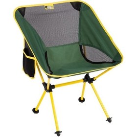 Resim Funky Chaırs Pratik Cepli Çantalı Kamp Sandalyesi Sarı Yeşil 
