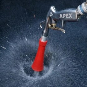 Resim Apex Havalı Detaylı Temizlik Tabancası Bilyeli Kuru Temizleme - Taban Döşeme Tornador Temizlik Tabancası 