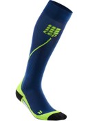 Resim Cep Pro+ Run Socks 2.0 Sporcu Kompresyon Çorabı ,Lacivert/Yeşil,Kadın III 