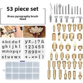 Resim Besthome1 53 Adet Kalebik Baskı Oyma Seti, Dayanıklı Elektrikli Harçlık Uçlarıyla Sanatsal Tasarımlar 