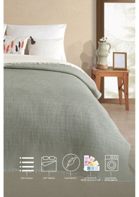 Resim Elart Rubby Müslin Pike Çift Kişilik 210x230 Cm Yeşil Yeşil 