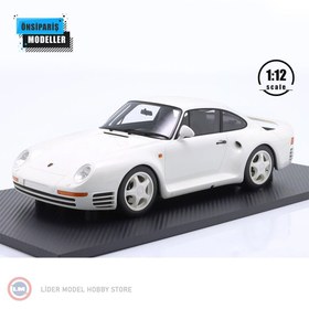 Resim 1:12 1983 Porsche 959 Sport Grand Prix White 
