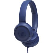 Resim JBL Tune T500 Mavi Kablolu Kulak Üstü Kulaklık 