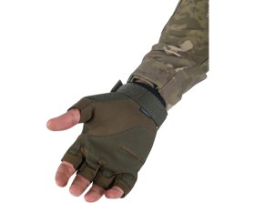 Resim Bbox Tactical Outdoor Kesik Parmaksız Eldiven Asker Polis Dağcı Sporcu Bisikletçi Kemik Eldiveni 