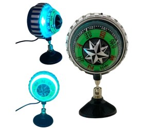 Resim PINUKS Pusula Işıklı Büyük Boy Vantuzlu Oto Aksesuar Premium 